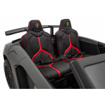 Elektrické autíčko Lamborghini Aventador SV 2x200W 24V - dvojmiestne - sivé